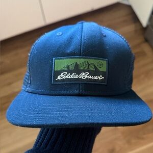 Eddie Bauer Men’s Mesh SnapBack Hat Cap, Blue